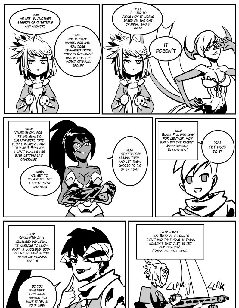 Monster girls on tour - Episode 666, Page 1: Page 666